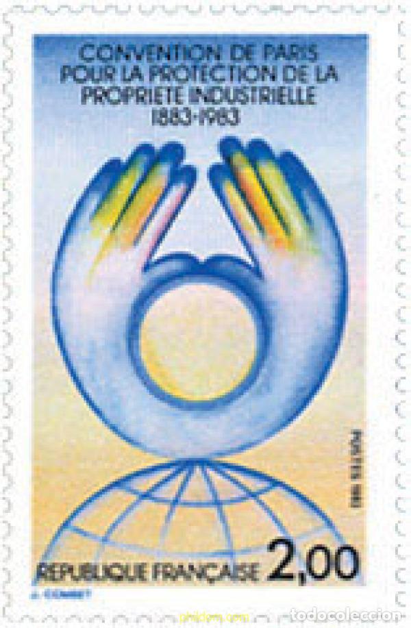 Sellos: 123661 MNH FRANCIA 1983 PROTECCION DE LA PROPIEDAD INTELECTUAL