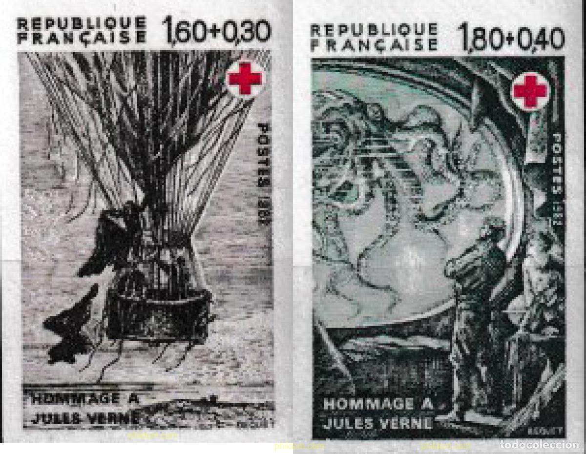Sellos: 125819 MNH FRANCIA 1982 PRO CRUZ ROJA