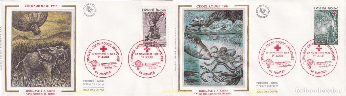 Sellos: 439781 MNH FRANCIA 1982 PRO CRUZ ROJA