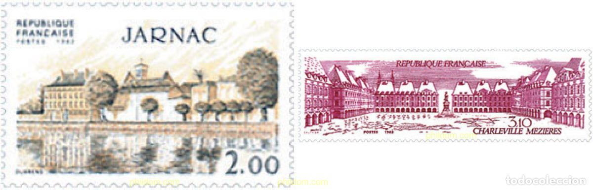 Sellos: 123678 MNH FRANCIA 1983 TURISMO