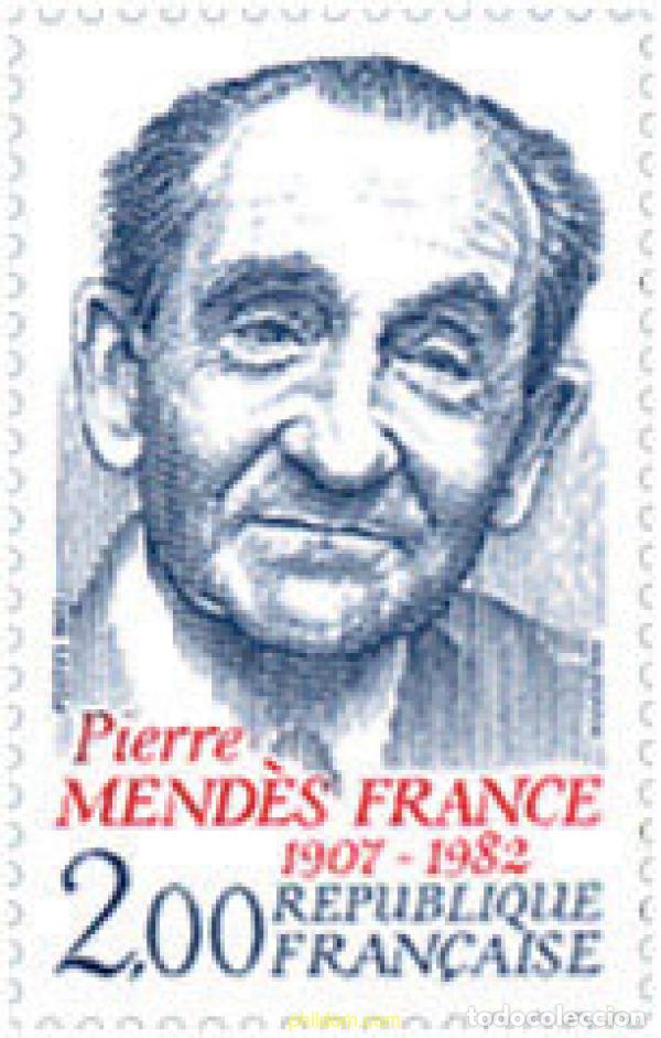 Sellos: 123715 MNH FRANCIA 1983 HOMENAJE A PIERRE MENDES FRANCE