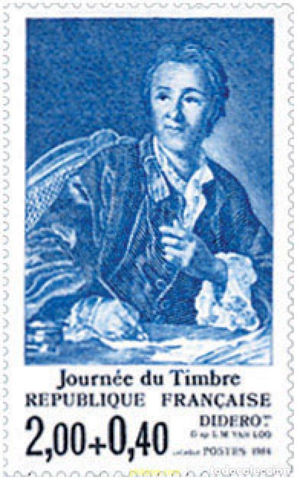 Sellos: 123742 MNH FRANCIA 1984 DIA DEL SELLO