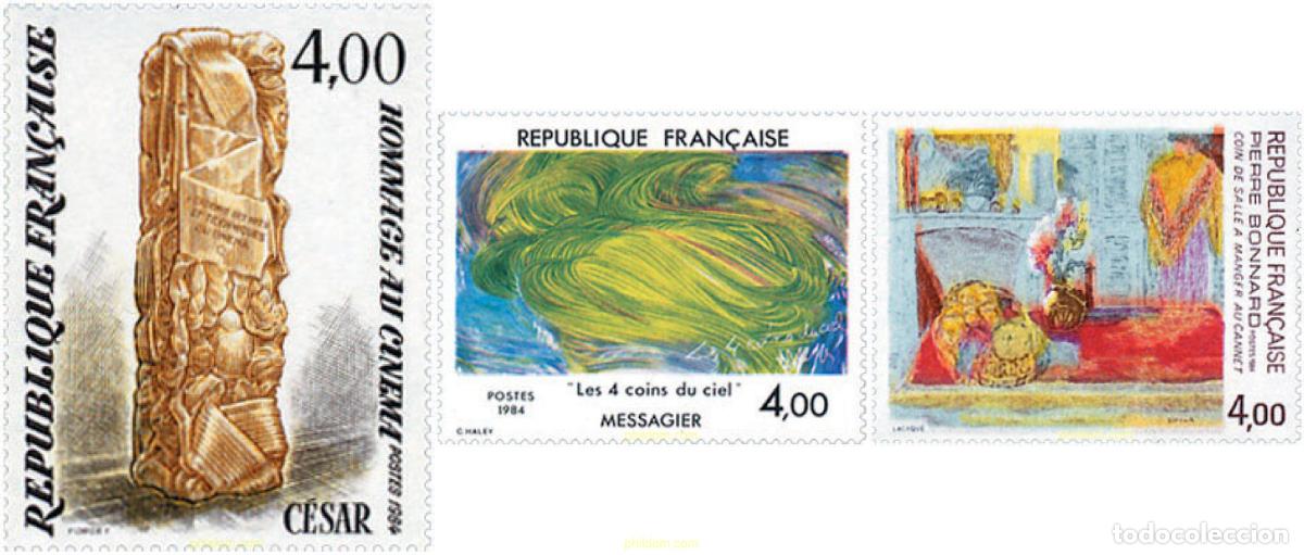 Sellos: 123720 MNH FRANCIA 1984 OBRAS DE ARTE