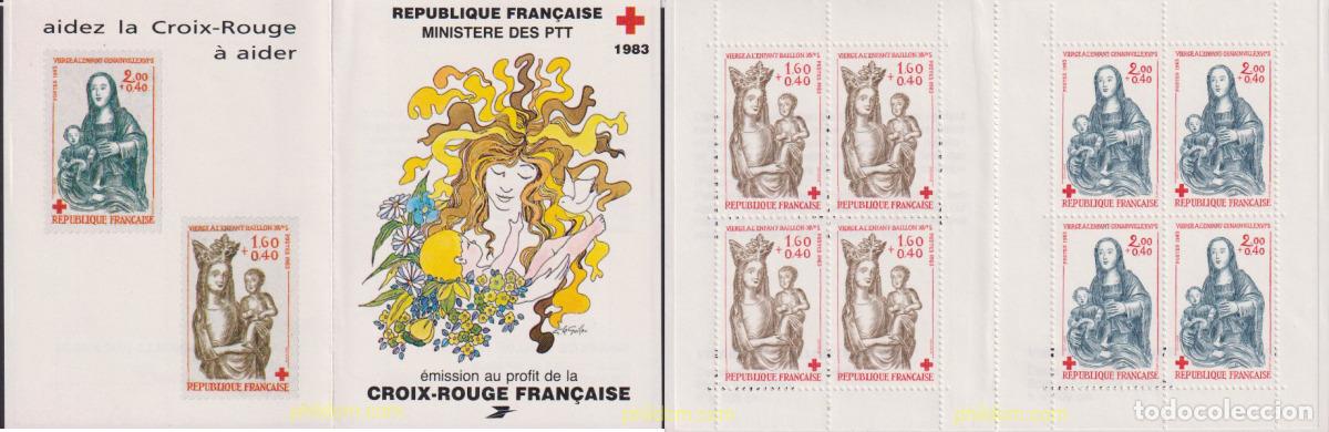 Sellos: 142286 MNH FRANCIA 1983 PRO CRUZ ROJA
