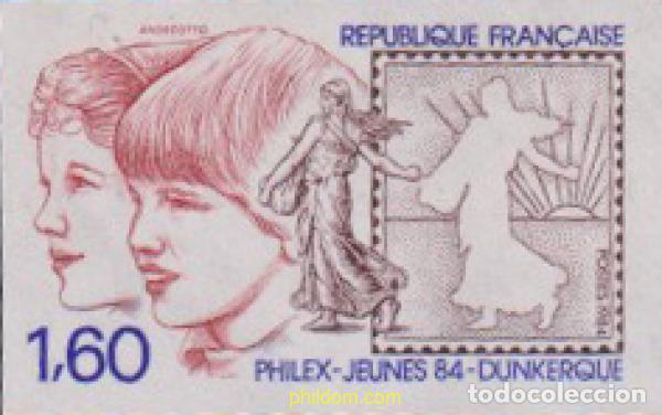 Sellos: 617201 MNH FRANCIA 1984 PHILEX-JEUNES 84. EXPOSICION FILATELICA INTERNACIONAL DE LA JUVENTUD EN DUN