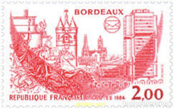 Sellos: 123782 MNH FRANCIA 1984 57 CONGRESO NACIONAL DE LA FEDERACION DE SOCIEDADES FILATELICAS FRANCESAS E