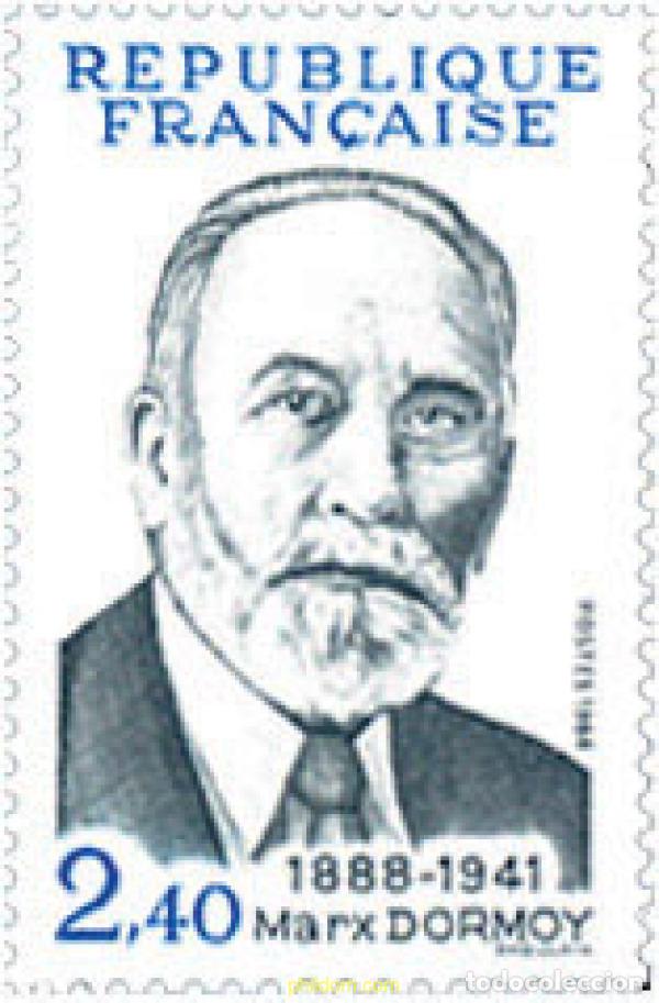 Sellos: 123817 MNH FRANCIA 1984 HOMENAJE A MARX DORMOY