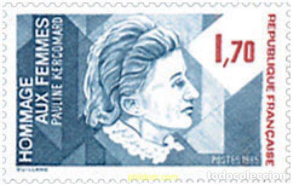 Sellos: 123839 MNH FRANCIA 1985 HOMENAJE A LAS MUJERES
