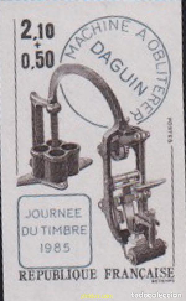 Sellos: 617197 MNH FRANCIA 1985 DIA DEL SELLO