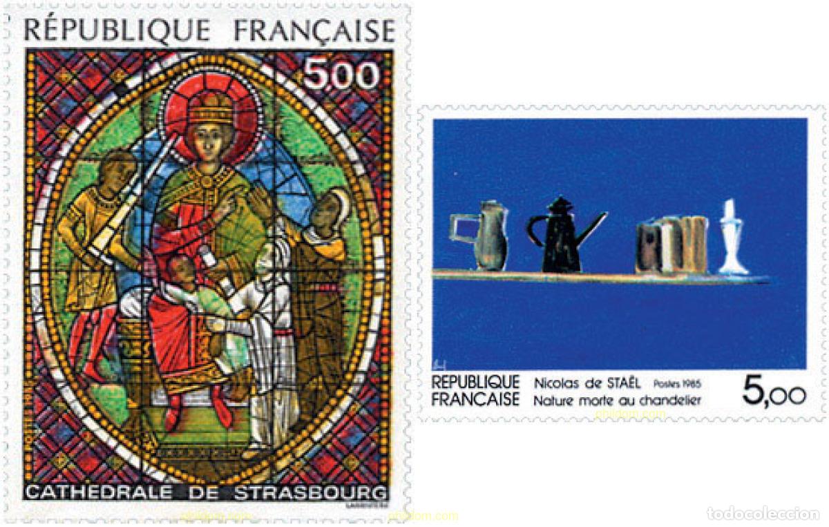 Sellos: 123842 MNH FRANCIA 1985 OBRAS DE ARTE