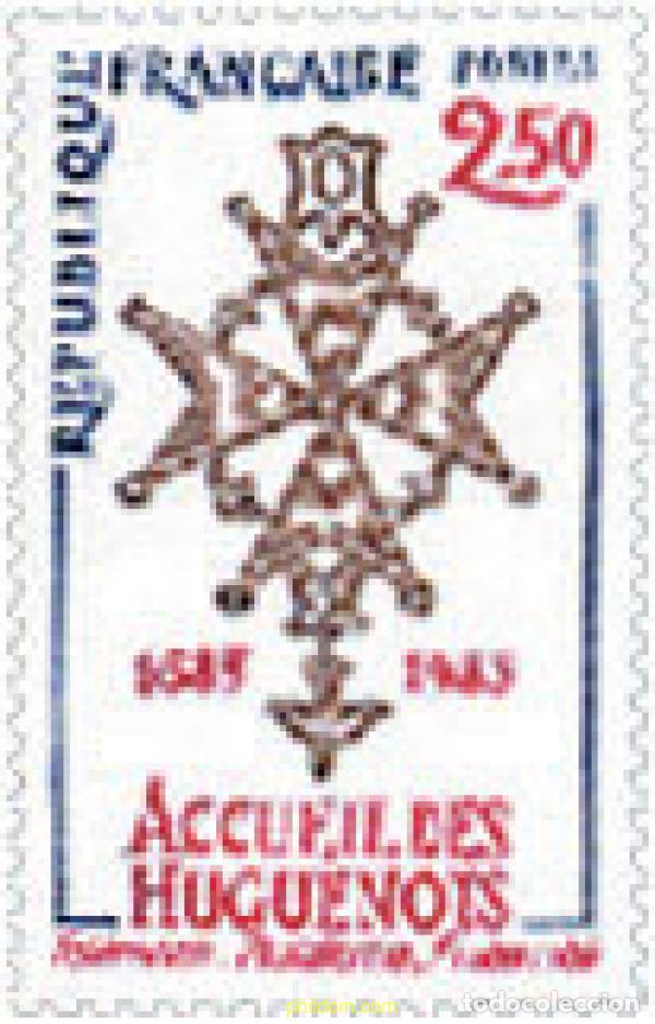 Sellos: 123854 MNH FRANCIA 1985 3 CENTENARIO DE LA REVOCACION DEL EDICTO DE NANTES