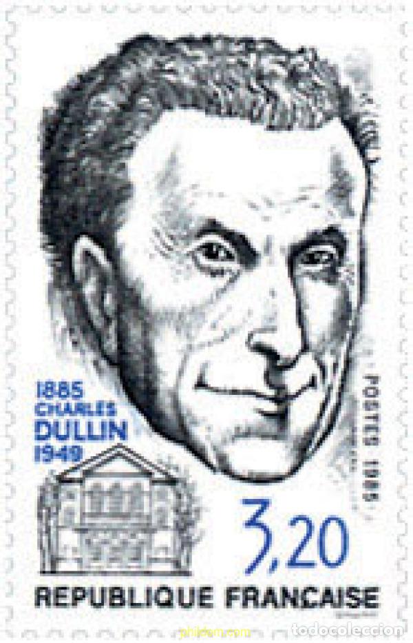 Francobolli: 123857 MNH FRANCIA 1985 HOMENAJE A CHARLES DULLIN