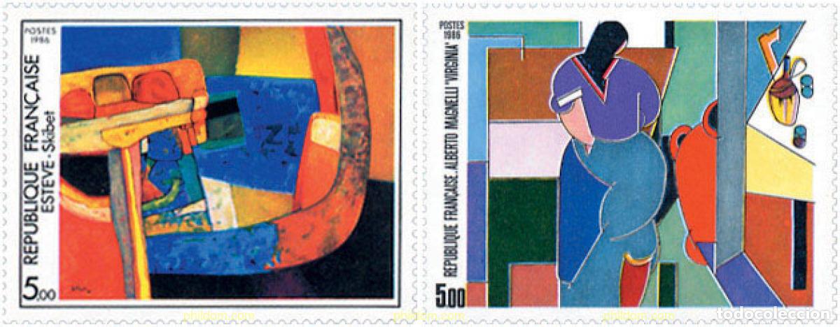 Francobolli: 123885 MNH FRANCIA 1986 OBRAS DE ARTE