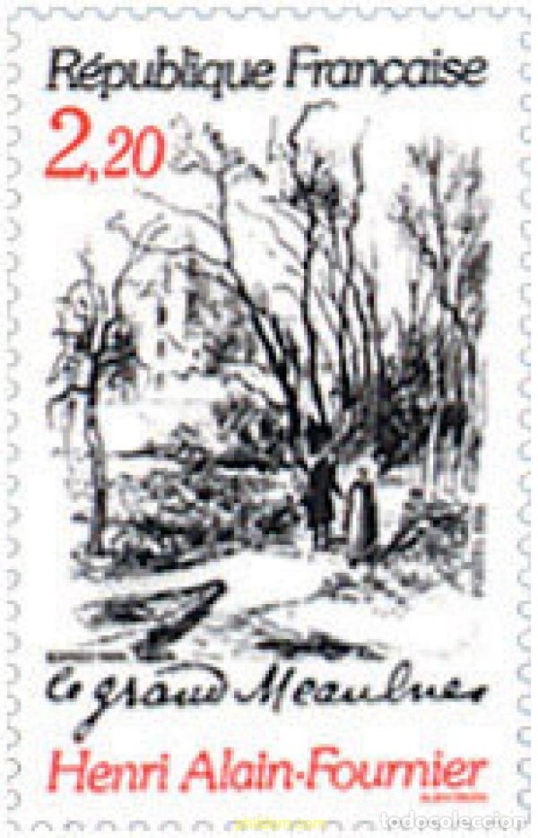 Selos: 123912 MNH FRANCIA 1986 CENTENARIO DEL NACIMIENTO DE HENRI ALAIN-FOURNIER