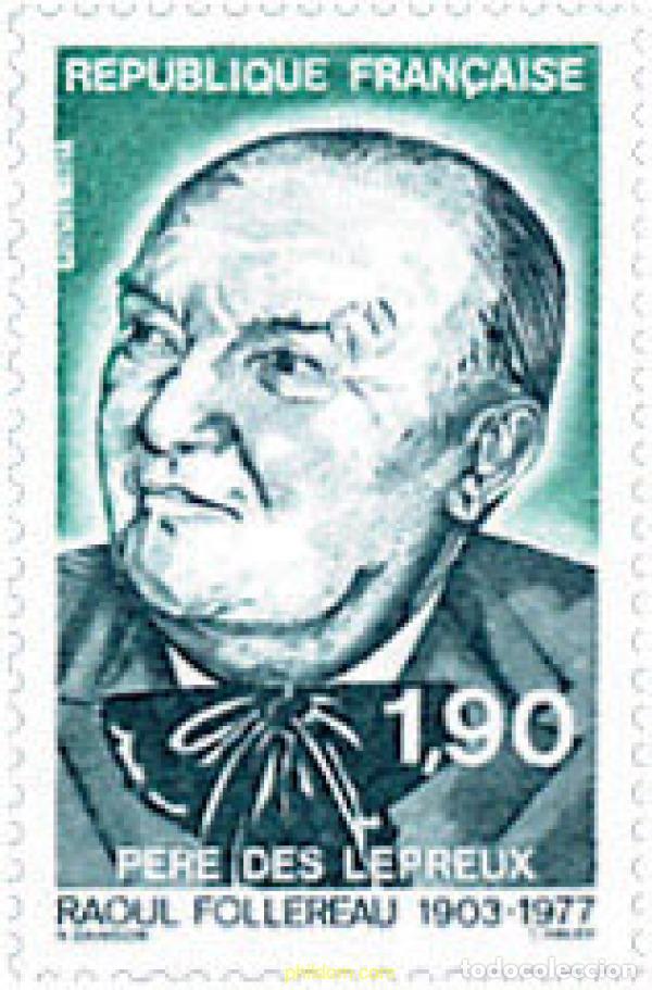 Selos: 123931 MNH FRANCIA 1987 HOMENAJE A RAOUL FOLLEREAU