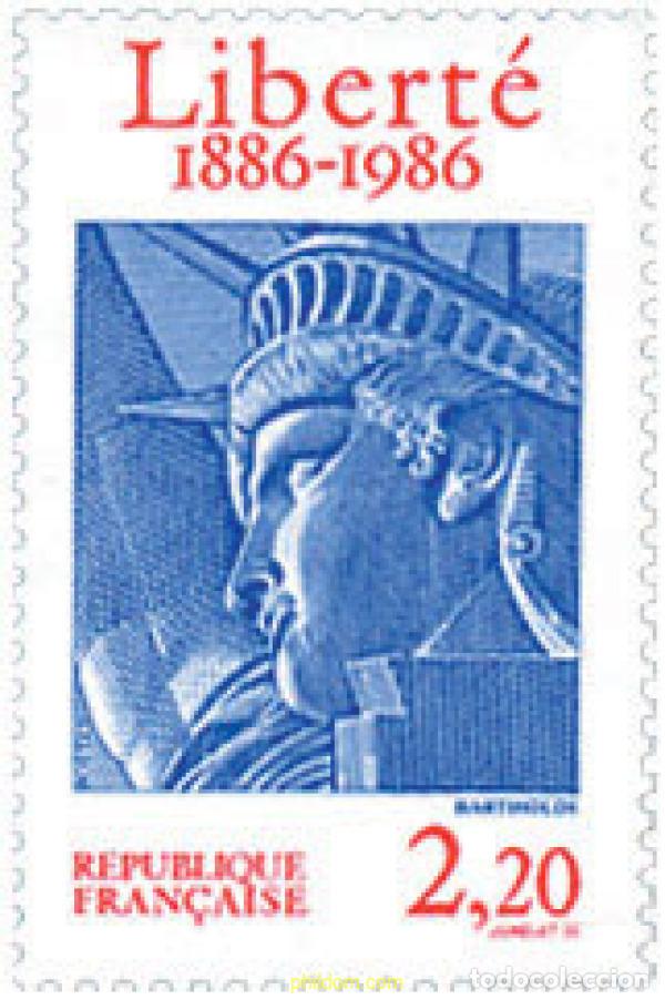 Selos: 123898 MNH FRANCIA 1986 ESTATUA DE LA LIBERTAD