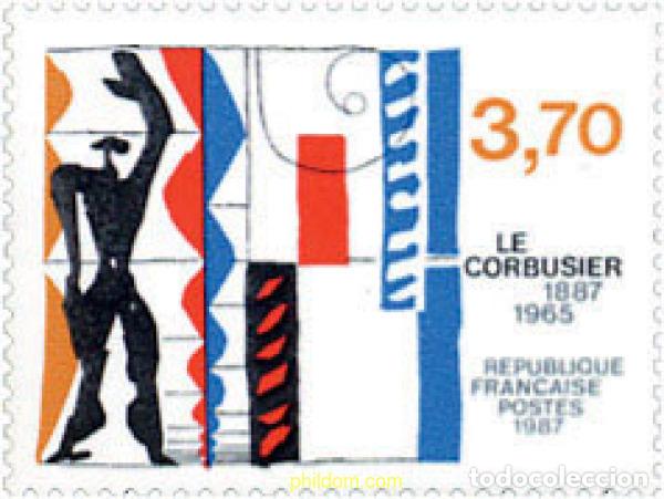Selos: 149956 MNH FRANCIA 1987 CENTENARIO DEL NACIMIENTO DE LE CORBUSIER