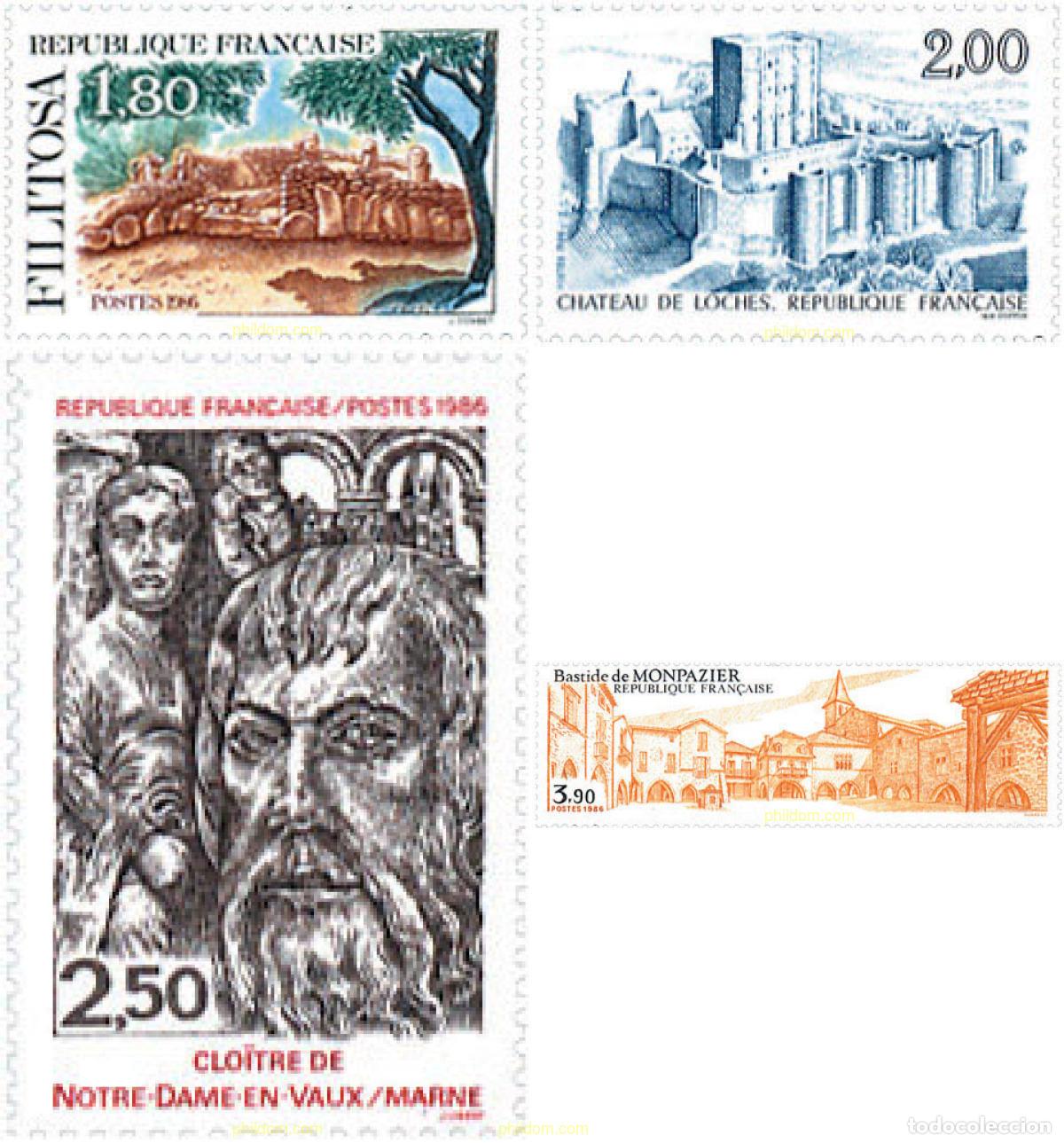 Stamps: 362293 MNH FRANCIA 1986 TURISMO