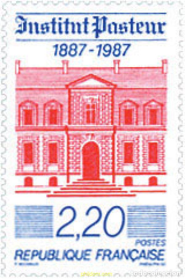 Stamps: 123975 MNH FRANCIA 1987 CENTENARIO DEL INSTITUTO PASTEUR