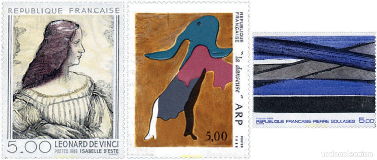 Stamps: 123922 MNH FRANCIA 1986 OBRAS DE ARTE