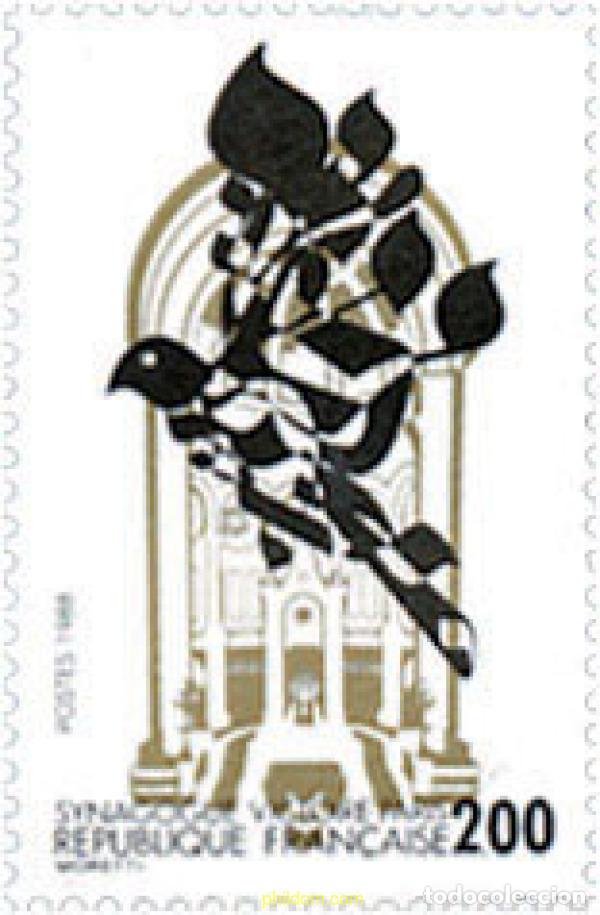 Selos: 123999 MNH FRANCIA 1988 LA GRAN SINAGOGA VICTORIA EN PARIS