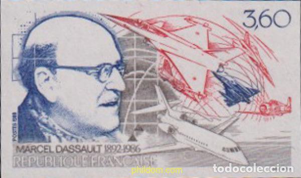 Briefmarken: 617192 MNH FRANCIA 1988 HOMENAJE A MARCEL DASSAULT