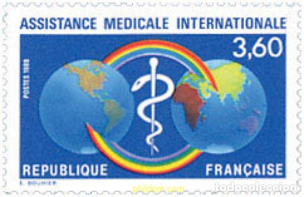 Briefmarken: 124010 MNH FRANCIA 1988 ASISTENCIA MEDICA INTERNACIONAL