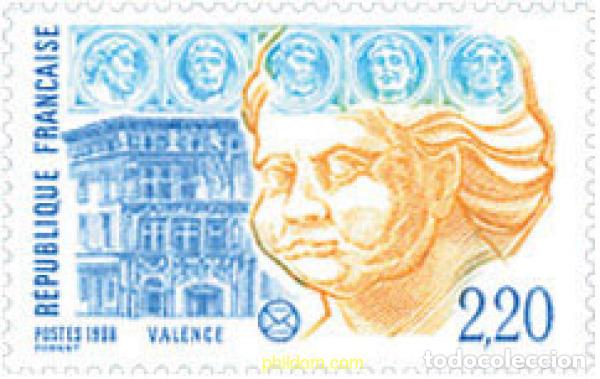 Briefmarken: 124009 MNH FRANCIA 1988 61 CONGRESO DE LA FEDERACION DE SOCIEDADES FILATELICAS FRANCESAS EN VALENCE