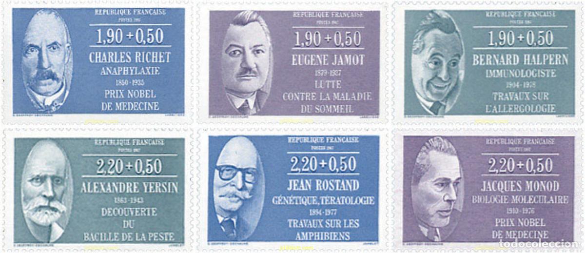 Timbres: 123936 MNH FRANCIA 1987 PERSONAJES CELEBRES