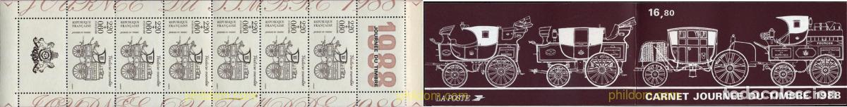 Timbres: 142522 MNH FRANCIA 1988 DIA DEL SELLO