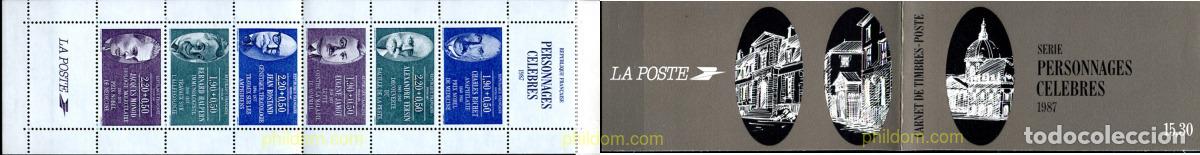 Briefmarken: 142317 MNH FRANCIA 1987 PERSONAJES CELEBRES