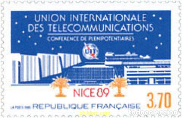 Briefmarken: 124047 MNH FRANCIA 1989 UNION INTERNACIONAL DE TELECOMUNICACIONES (UIT-ITU)