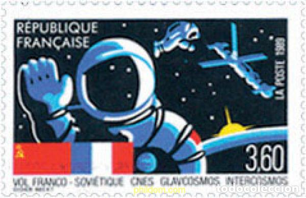 Briefmarken: 124042 MNH FRANCIA 1989 VUELO FRANCO-SOVIETICO