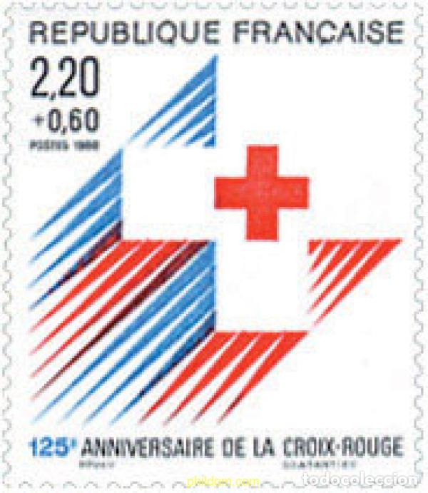 Briefmarken: 124032 MNH FRANCIA 1988 PRO CRUZ ROJA