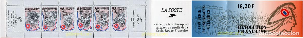 Selos: 142535 MNH FRANCIA 1989 PERSONAJES CELEBRES