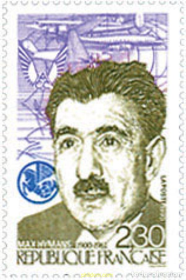 Sellos: 124096 MNH FRANCIA 1990 HOMENAJE A MAX HYMANS