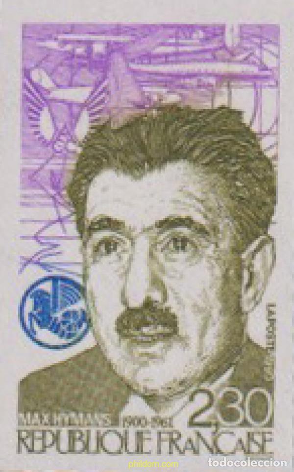 Sellos: 617159 MNH FRANCIA 1990 HOMENAJE A MAX HYMANS