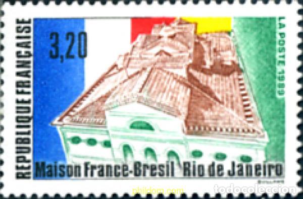 Sellos: 124116 MNH FRANCIA 1990 LA CASA FRANCIA-BRASIL EN RIO DE JANEIRO