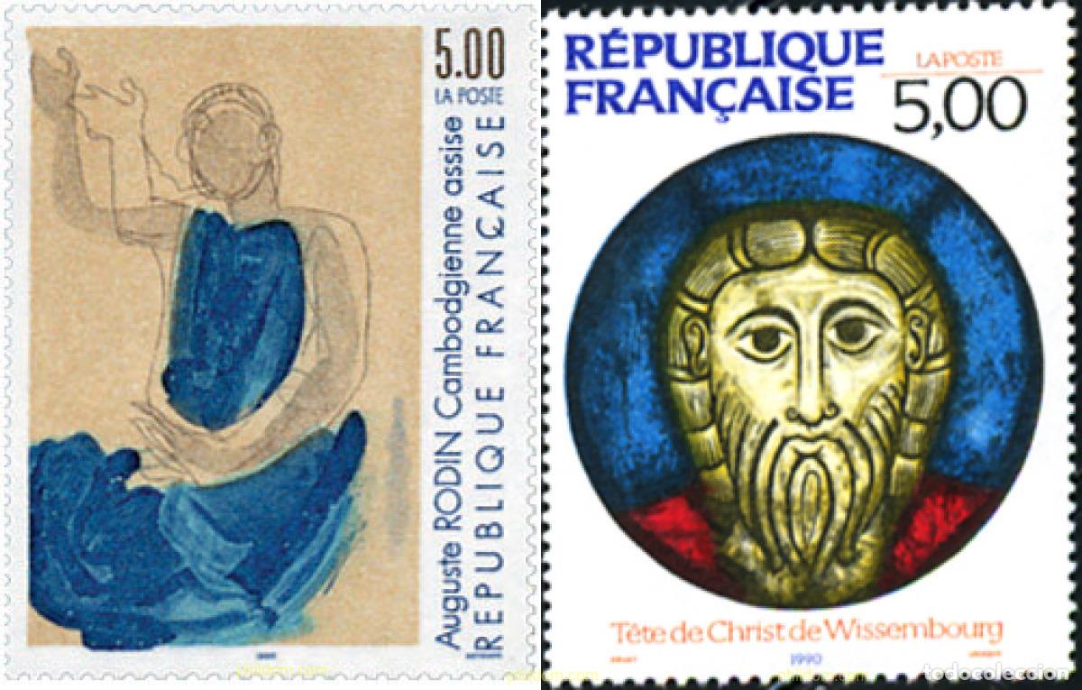 Sellos: 375770 MNH FRANCIA 1990 OBRAS DE ARTE