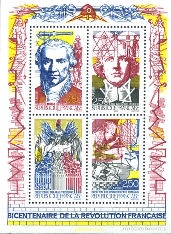 Sellos: 124118 MNH FRANCIA 1990 BICENTENARIO DE LA REVOLUCION FRANCESA