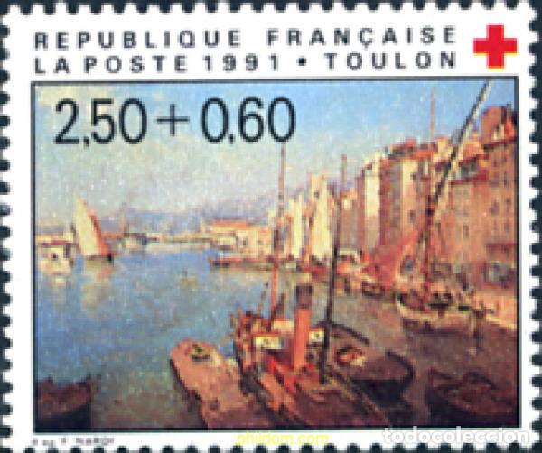 Sellos: 151087 MNH FRANCIA 1991 PRO CRUZ ROJA