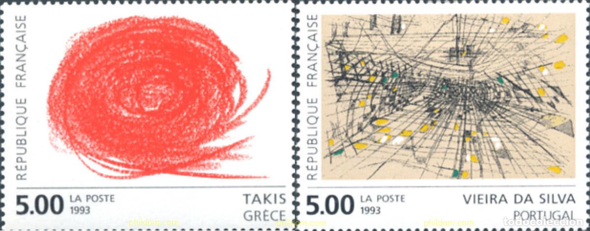 Sellos: 124198 MNH FRANCIA 1993 ARTE CONTEMPORANEO