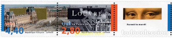 Selos: 142633 MNH FRANCIA 1993 BICENTENARIO DE LA CREACION DEL MUSEO DEL LOUVRE