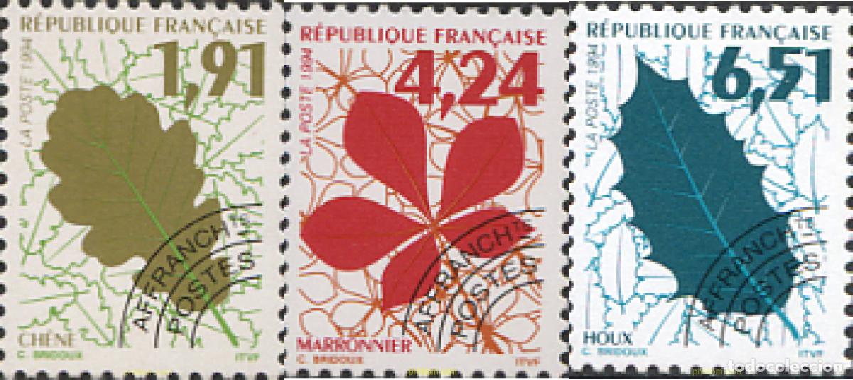 Sellos: 244199 MNH FRANCIA 1994 HOJAS DE ARBOLES