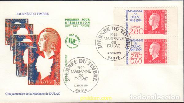 Sellos: 440079 MNH FRANCIA 1994 DIA DEL SELLO