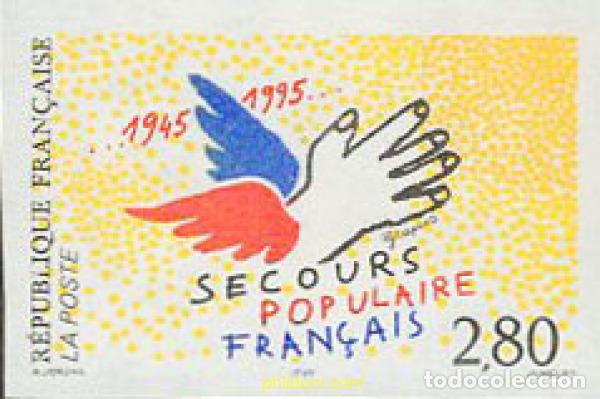 Sellos: 639112 MNH FRANCIA 1995 50 ANIVERSARIO DEL SOCORRO POPULAR FRANCES