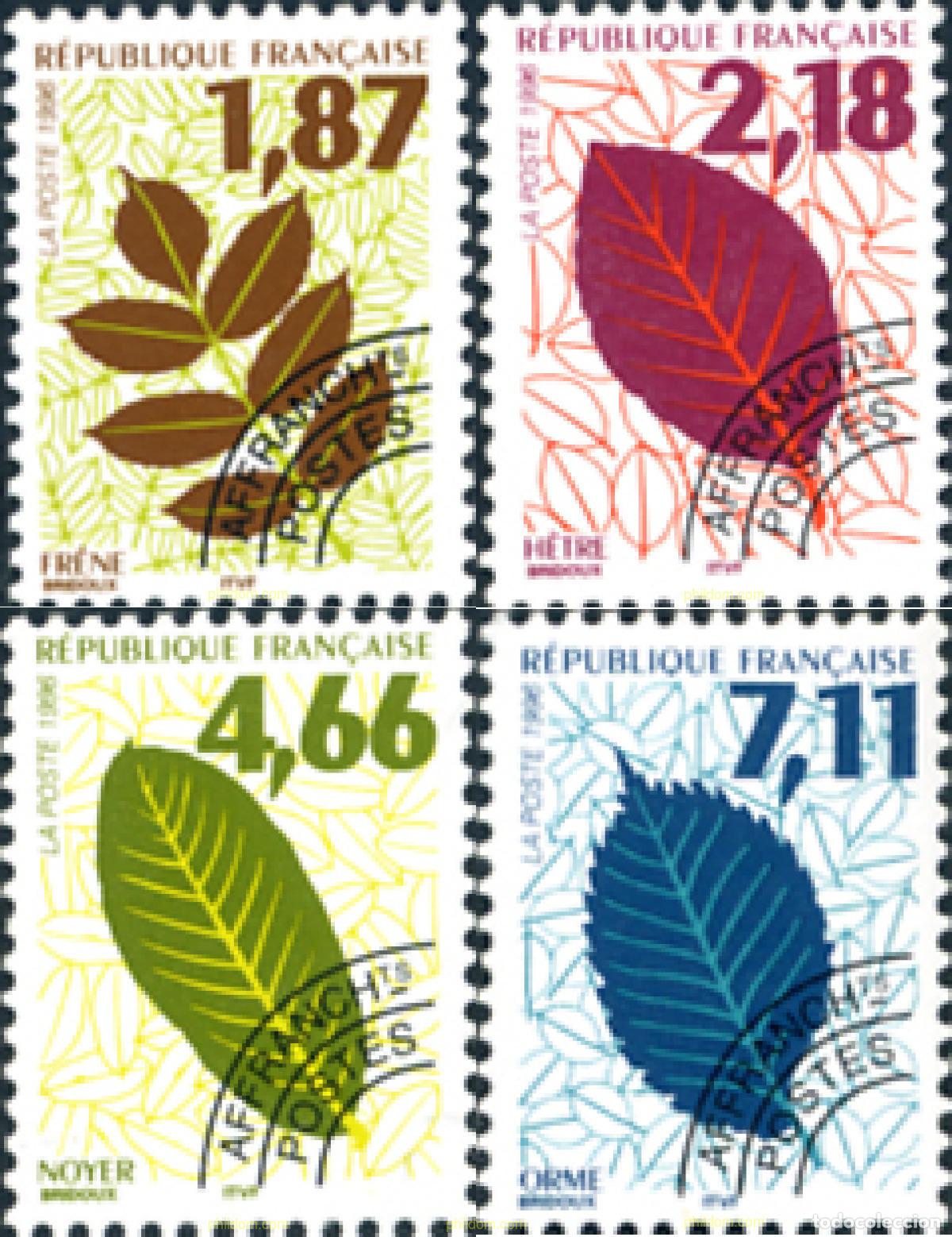 Sellos: 124339 MNH FRANCIA 1996 HOJAS DE ARBOLES