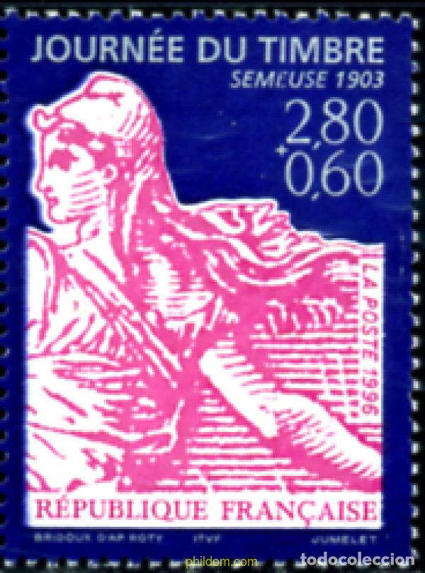 Sellos: 244167 MNH FRANCIA 1996 DIA DEL SELLO