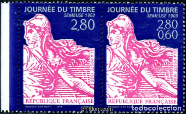 Sellos: 244169 MNH FRANCIA 1996 DIA DEL SELLO