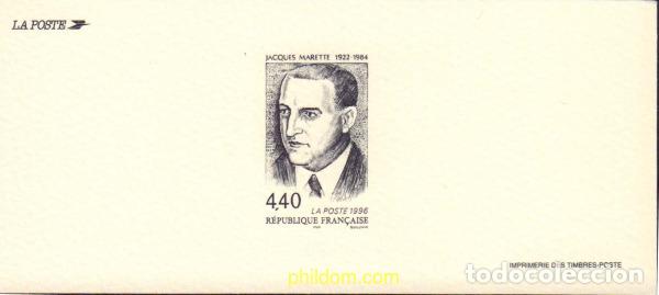 Sellos: 577041 MNH FRANCIA 1996 HOMENAJE A JACQUES MARETTE